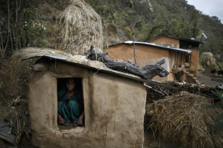 Banished during menstrual cycle, a Hindu Nepali woman and her two sons die due to suffocation