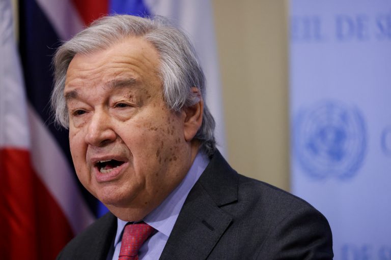 UN chief says he will not give up appeals for ceasefire in Gaza