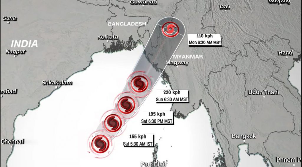 Cyclone Mocha Heads To Bangladesh Myanmar Coasts Threatening Refugees The Milli Chronicle