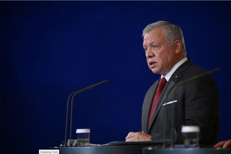 Jordan’s king says immediate ceasefire in Gaza needed to avert humanitarian catastrophe