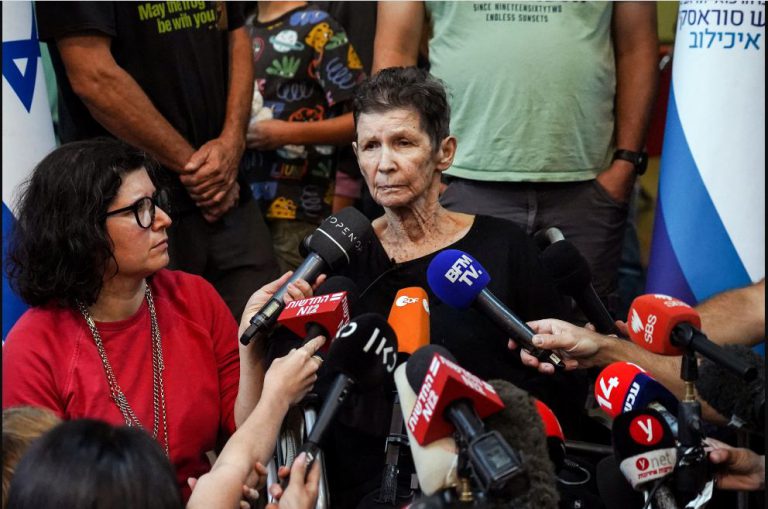 Israeli ex-hostage says she confronted Hamas chief Yahya Sinwar in Gaza tunnel