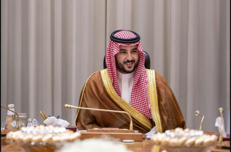 UK counterpart and Saudi defence minister talk about the Gaza situation