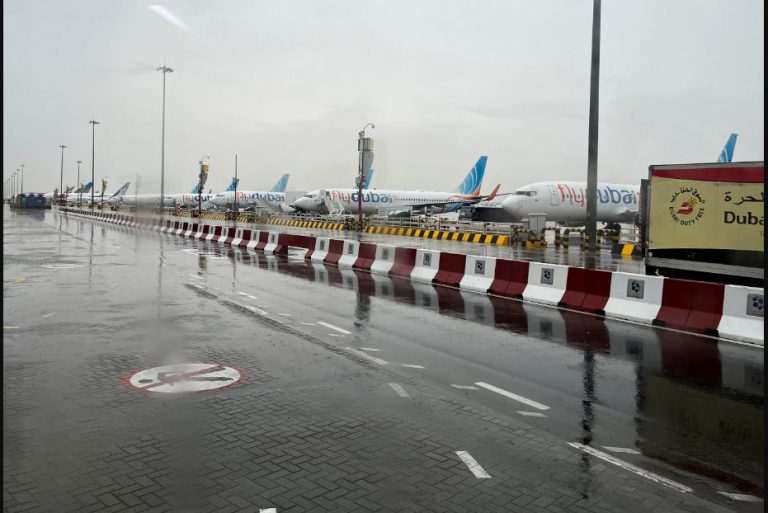 Adverse weather disrupts some flights at Dubai’s main airport