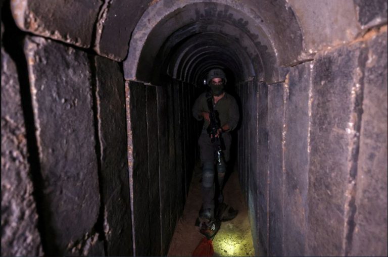 Israel says it uncovered 800 shafts to Hamas tunnels below Gaza