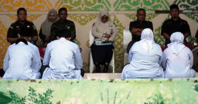 Aceh Couple Publicly Caned Over TikTok Kiss