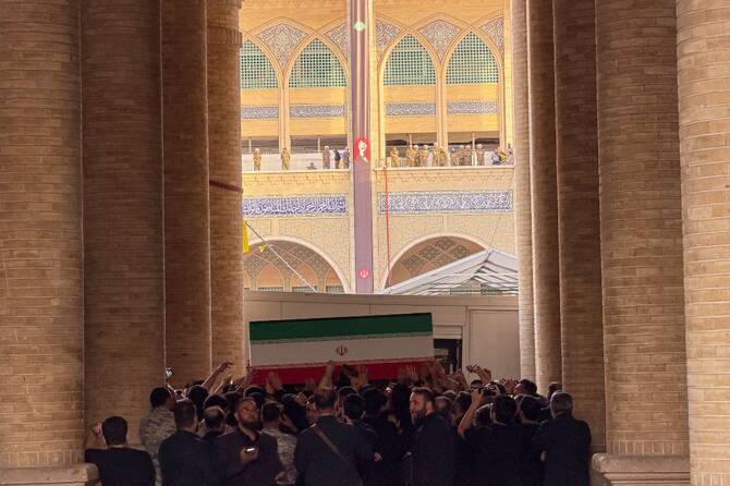 Khamenei’s Body Lies in State Ahead of Tehran Funeral