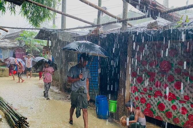 Bangladesh Evacuates Rohingya Refugees After Deadly Monsoon Landslides